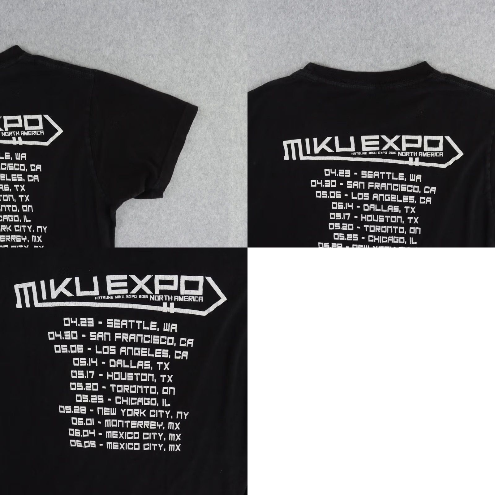 Vintage Hatsune Miku Expo Shirt Size Medium 2016 Unisex Black Concert Anime Graphic Size US M / EU 48-50 / 2 - 9 Thumbnail