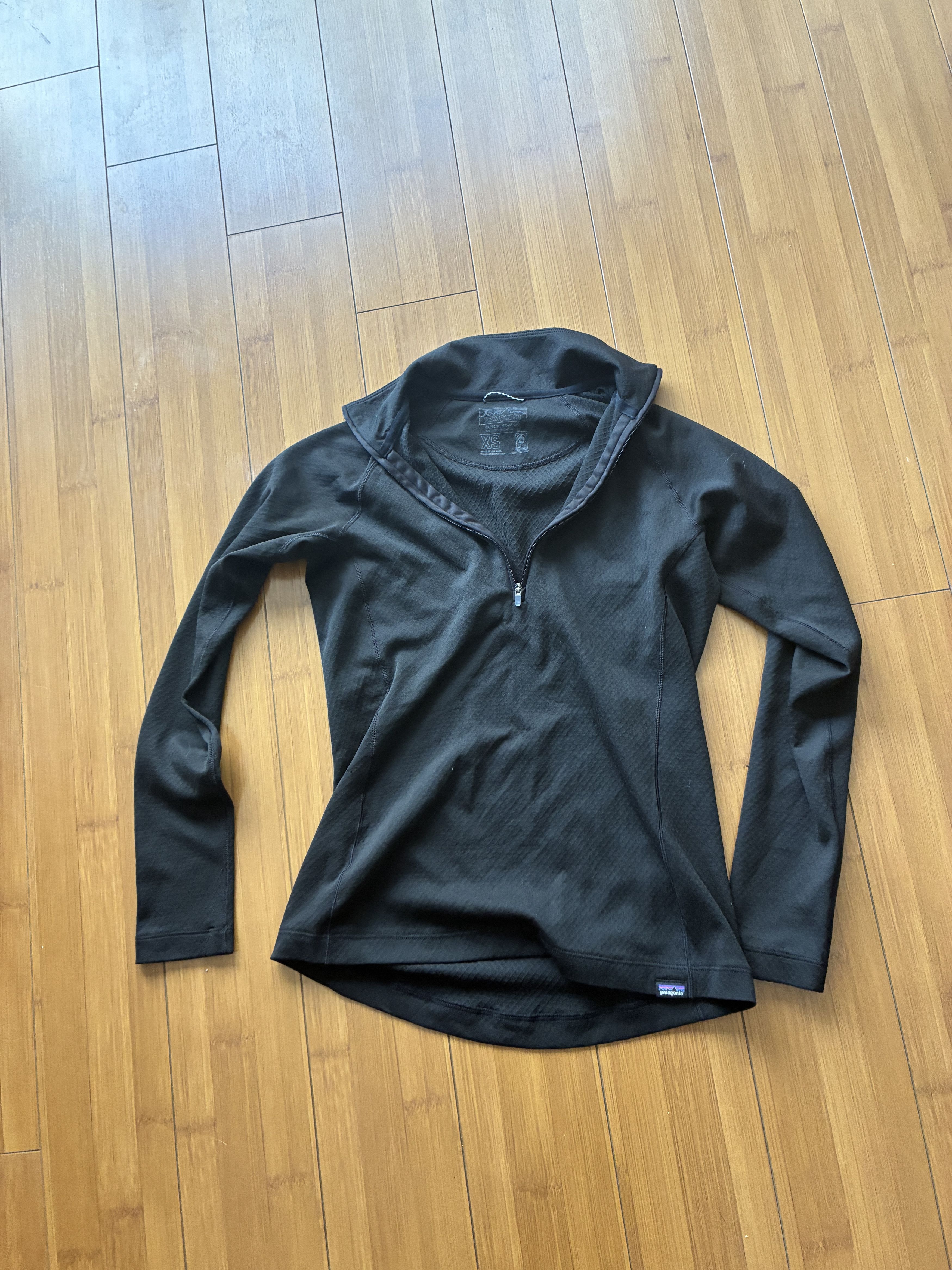 Patagonia Patagonia Women's Capilene Midweight Pullover - Black XS Size XS / US 0-2 / IT 36-38 - 2 Thumbnail