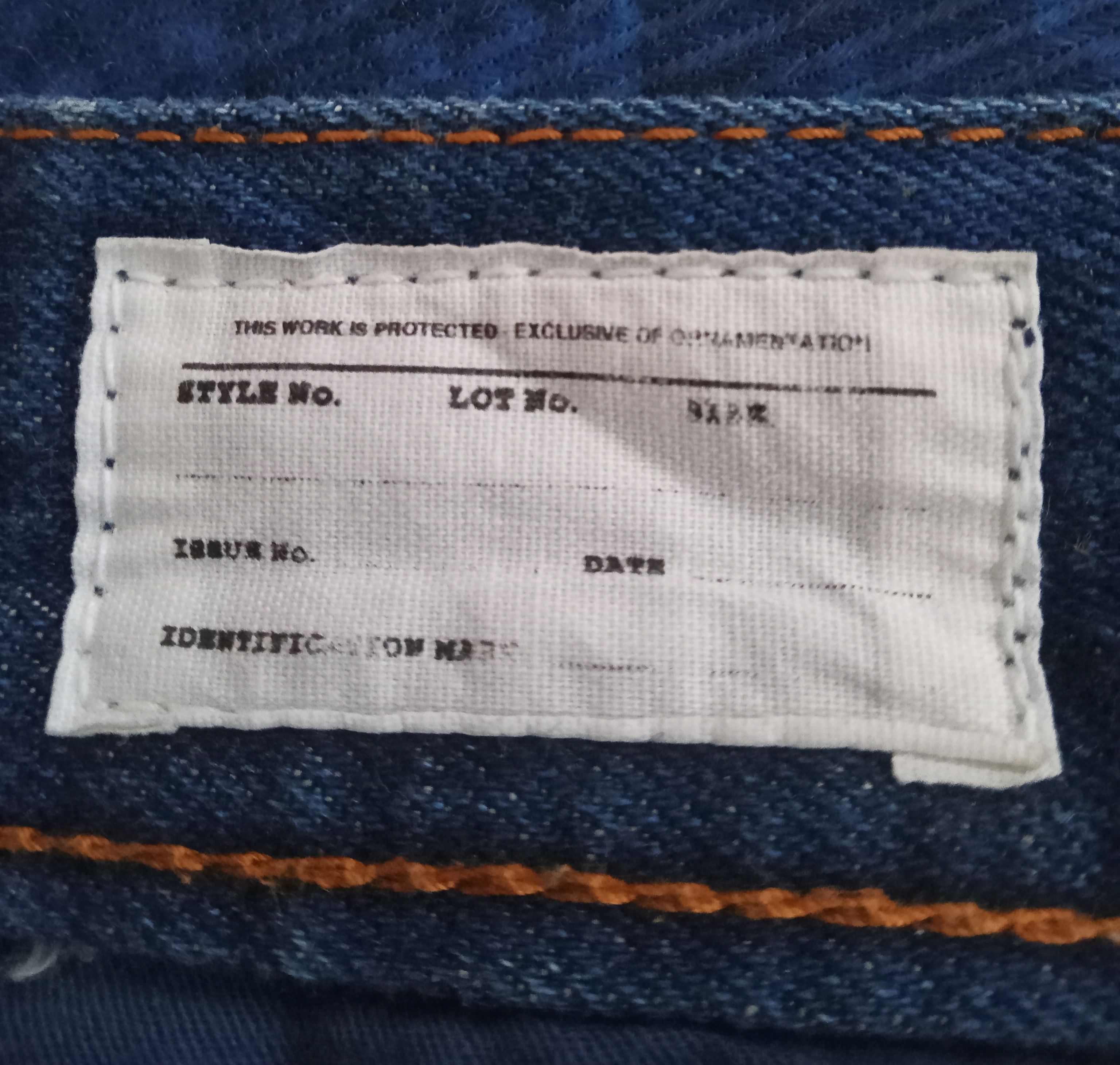 Japanese Brand Men's Bigi Redline Selvedge Jeans Size US 33 - 5 Thumbnail