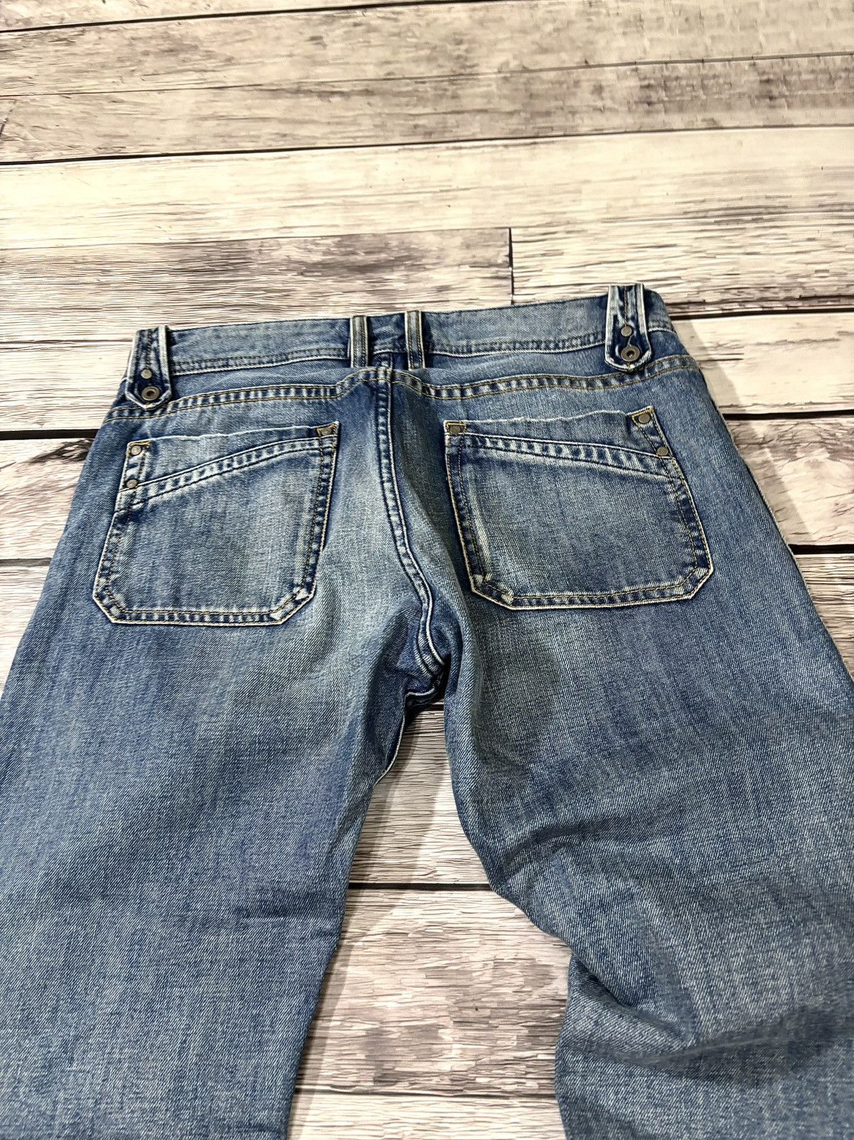 Diesel × Hysteric Glamour Rick Owens Junya Watanabe Style Diesel Flared Sexy Jeans Size US 32 / EU 48 - 6 Thumbnail