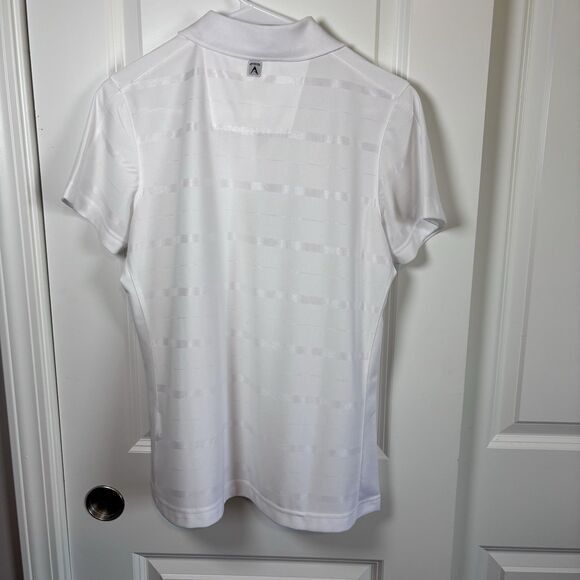 Antigua Antigua Golf Polo Women Striped Desert Dry Short Sleeve M Size M / US 6-8 / IT 42-44 - 3 Thumbnail