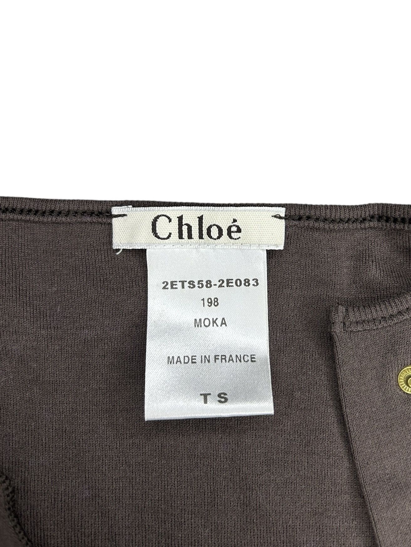 Chloe S/S 02 by Phoebe Philo Snap Button T-Shirt Size S / US 4 / IT 40 - 4 Thumbnail