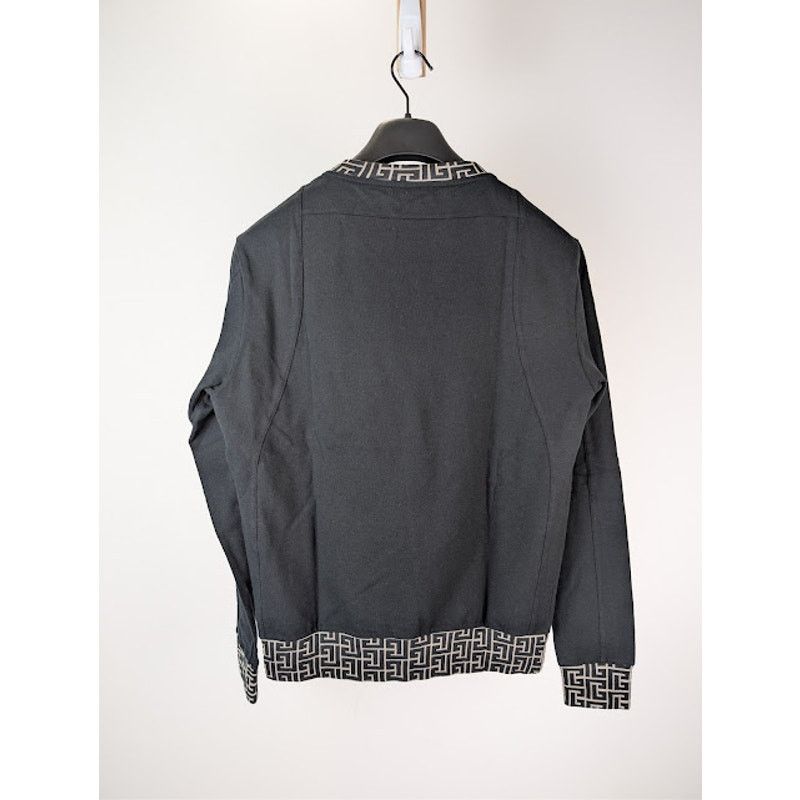 Balmain o1rshd1 Crewneck Sweatshirt in Black Size US M / EU 48-50 / 2 - 10 Thumbnail