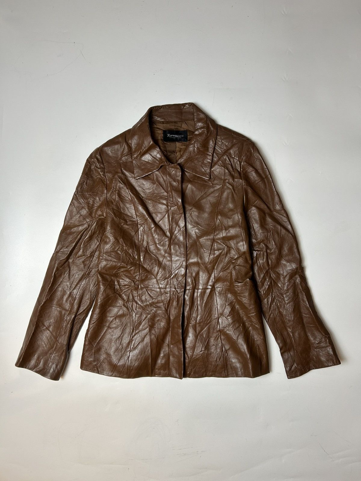 Japanese Brand ZORRONUEZ SHEEPSKIN LEATHER JACKET Size ONE SIZE - 1 Thumbnail