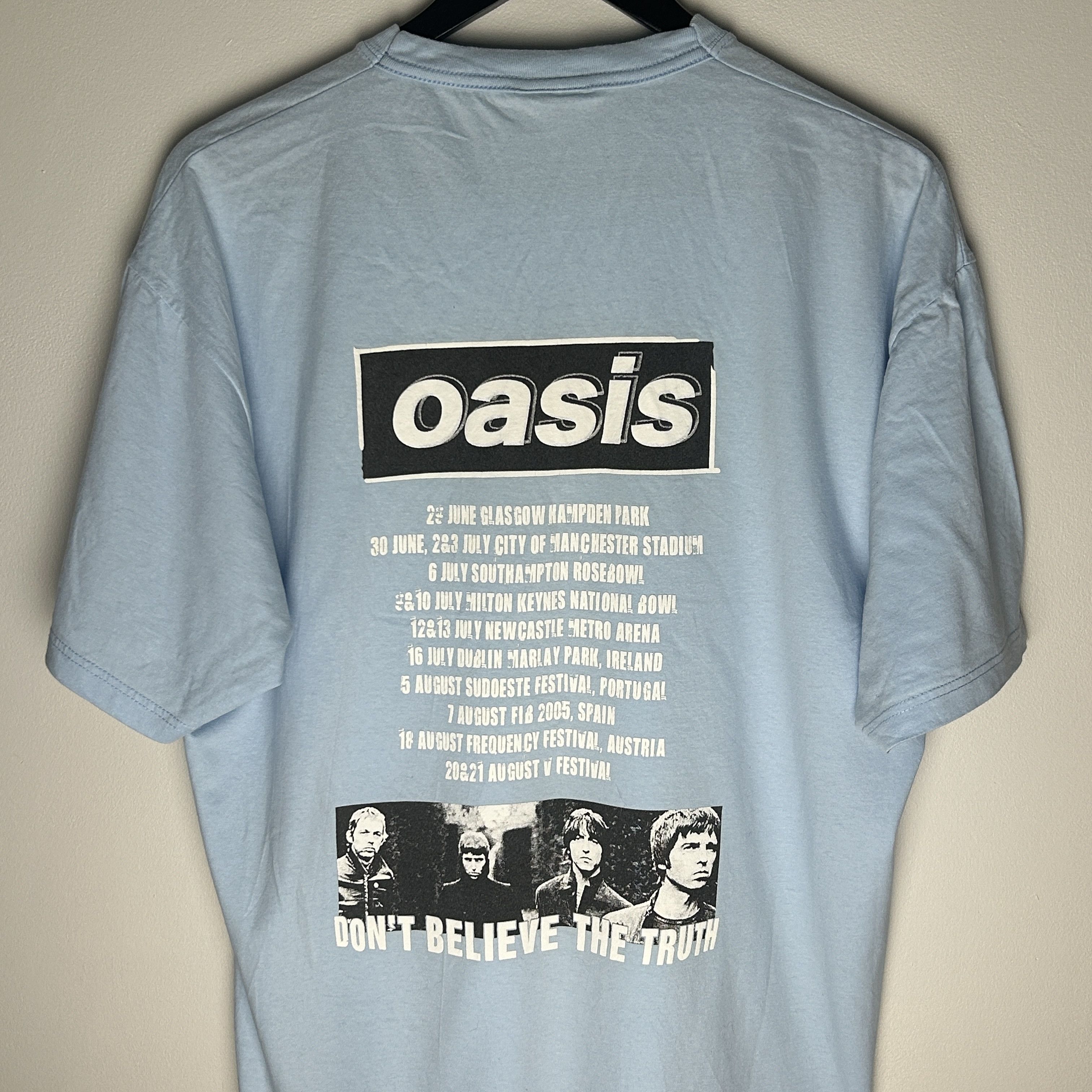Band Tees Vintage Oasis Don’t Believe The Truth Band T-shirt Size US XL / EU 56 / 4 - 4 Thumbnail