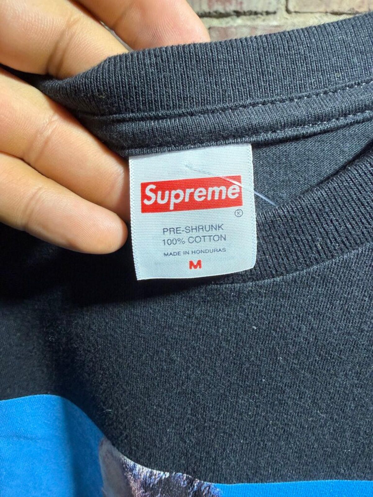 Supreme Supreme Apex Tee Black Sz. M Size ONE SIZE - 3 Thumbnail