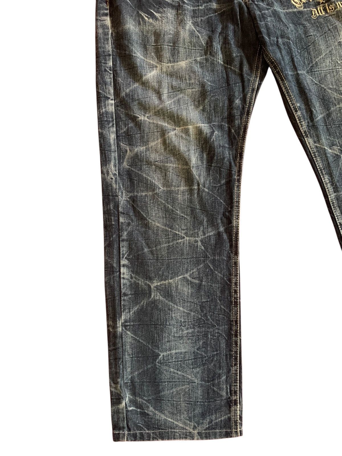 If Six Was Nine Copper Smith Embroidered Wings Faded Clawmark Vintage Size US 37 - 4 Thumbnail