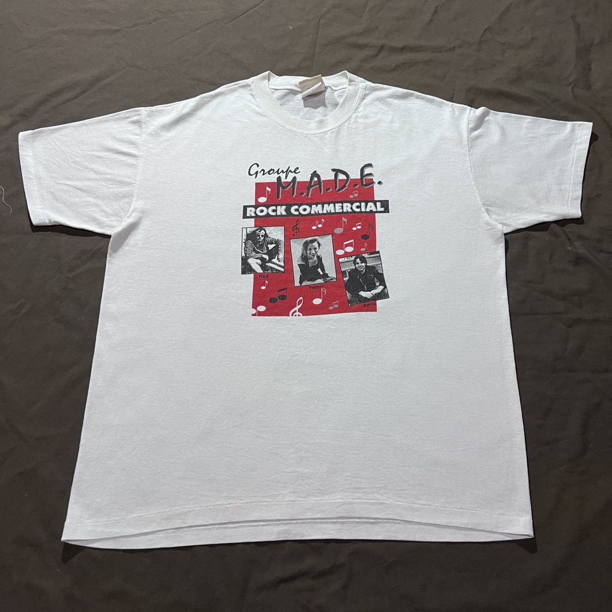 Band Tees Vintage 90s Groupe M.A.D.E. Rock Commercial Tee XL Canadian Size US XL / EU 56 / 4 - 2 Thumbnail