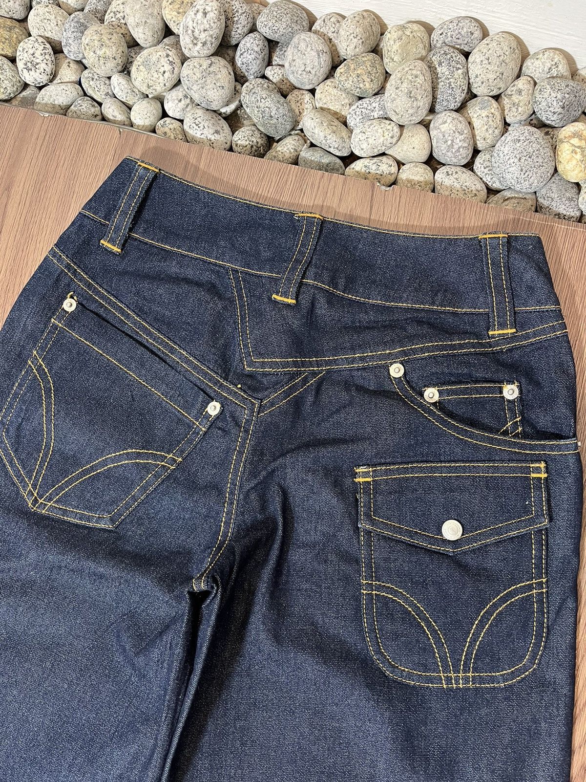 Japanese Brand Comme Ca Models Japan Assymetrical Pocket Jeans Size US 27 - 7 Thumbnail