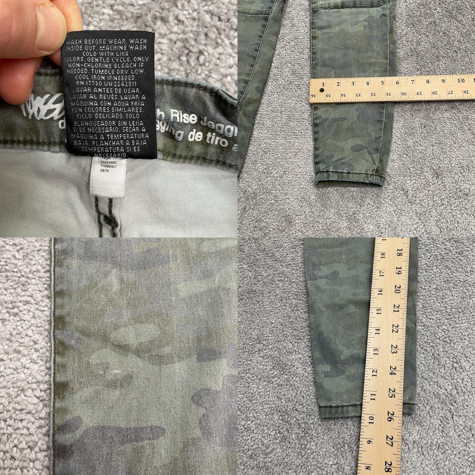 Mossimo Mossimo Camouflage Jeans Womens 8/29 High Rise Jegging Denim 27x26 City USA Classic Outdoor 8 Womens Size 30" / US 8 / IT 44 - 8 Thumbnail