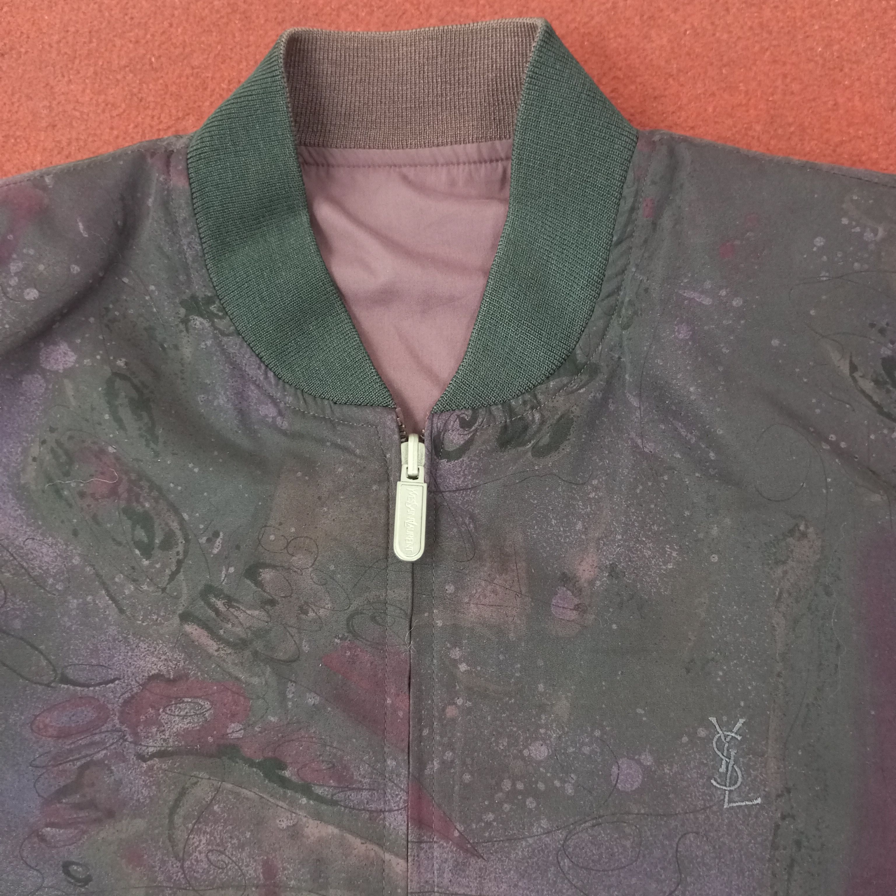 Yves Saint Laurent Yves Saint Laurent Fashion Brand Reversible Jacket c227n23 Size US L / EU 52-54 / 3 - 2 Thumbnail