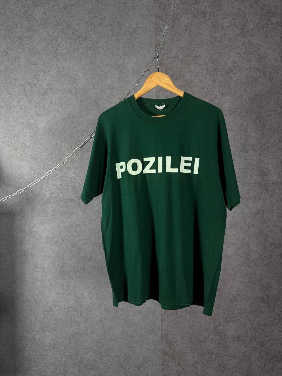 Vintage Pozilei vintage center logo tee Size US XL / EU 56 / 4 - 1 Thumbnail