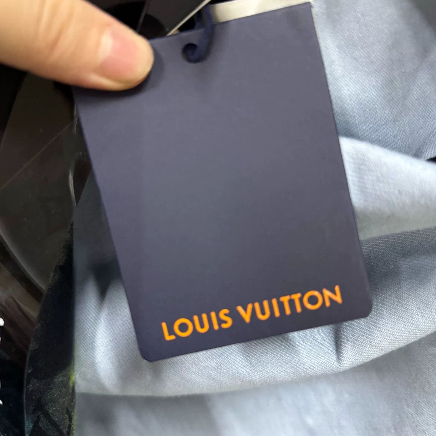 Louis Vuitton Louis Vuitton Laser Monogram Denim Shirt Size US XXL / EU 58 / 5 - 5 Thumbnail