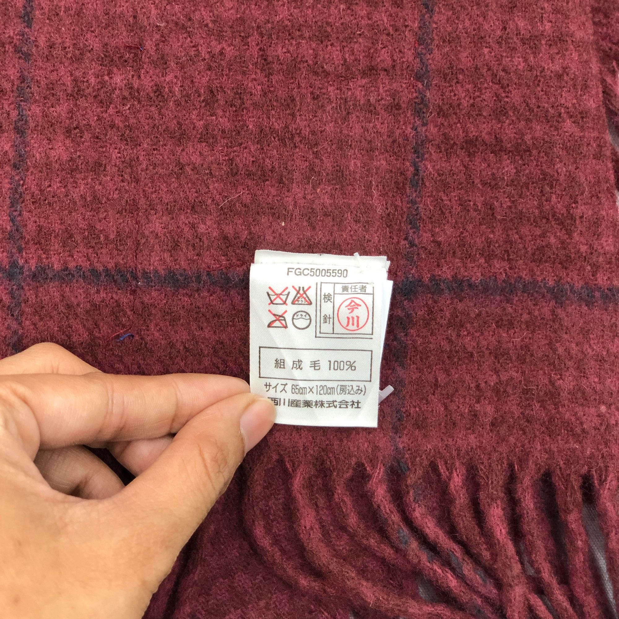 Burberry Vintage Burberry Scarf Muffler Wool Nova Check Scarves Size ONE SIZE - 8 Thumbnail