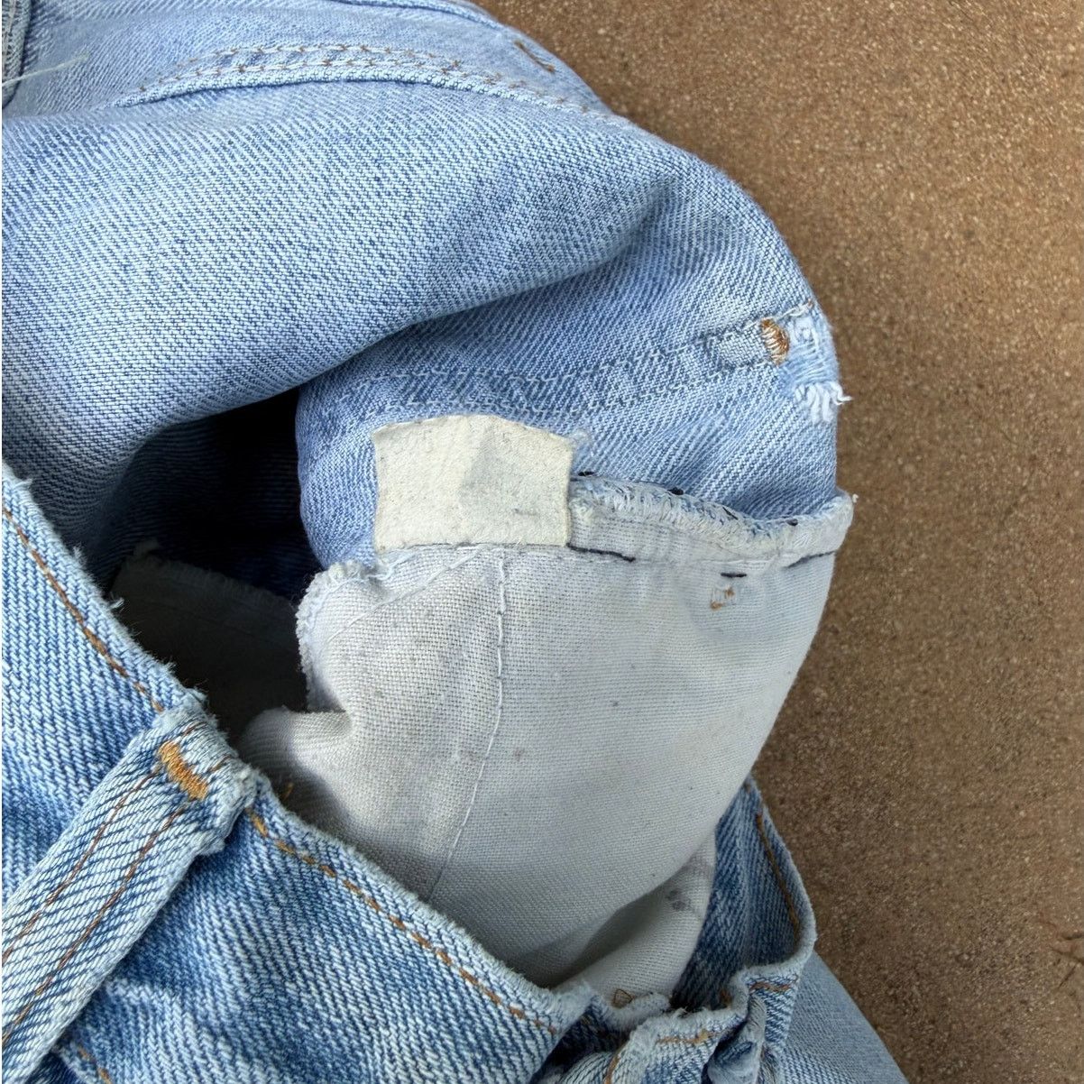 Levi's Vtg 70's Levi's 684 Orange Tab Bellbottom Flare Jeans 30x34 Size US 30 / EU 46 - 6 Thumbnail