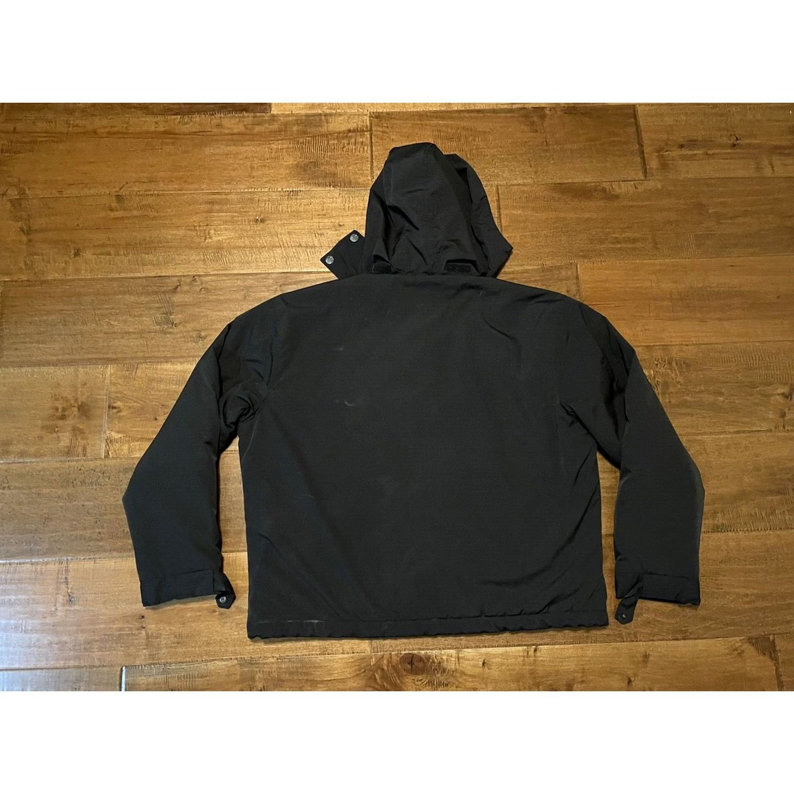 Polo Ralph Lauren VINTAGE Polo Ralph Lauren Black Hooded Fleece Lined Insulated Jacket Coat Men's XL Black Hooded Coat Mens XL Size US XL / EU 56 / 4 - 3 Thumbnail