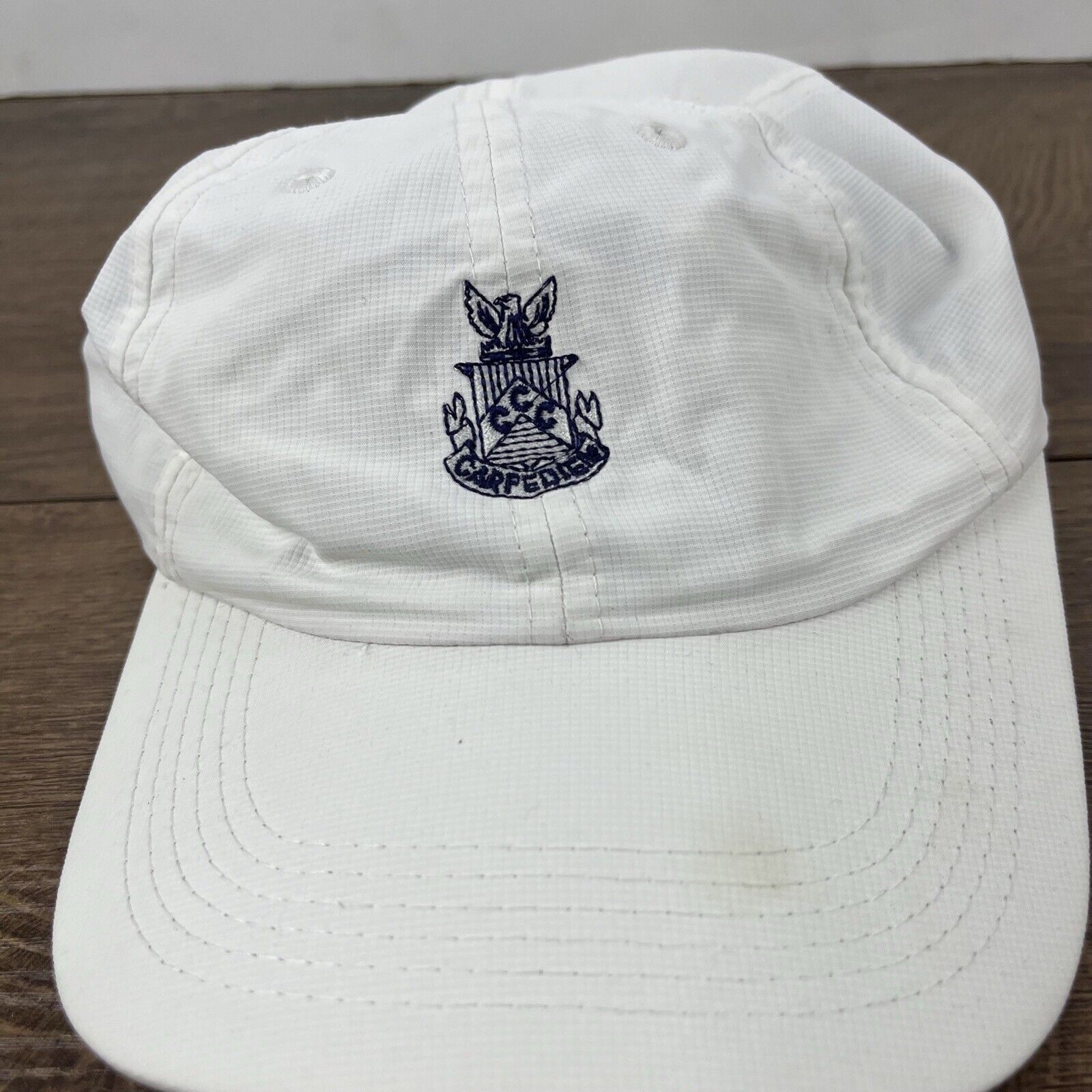 Other Georgia's Golf Channel Hat Carpediegup CCC White Hat Adjusta Size ONE SIZE - 7 Thumbnail