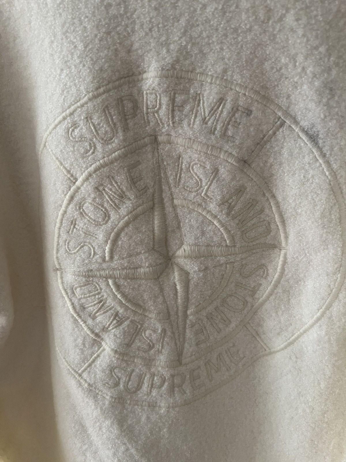 Stone Island Stone Island x Supreme Wool Boucle Cardigan White Men Sz- S Size US S / EU 44-46 / 1 - 12 Thumbnail
