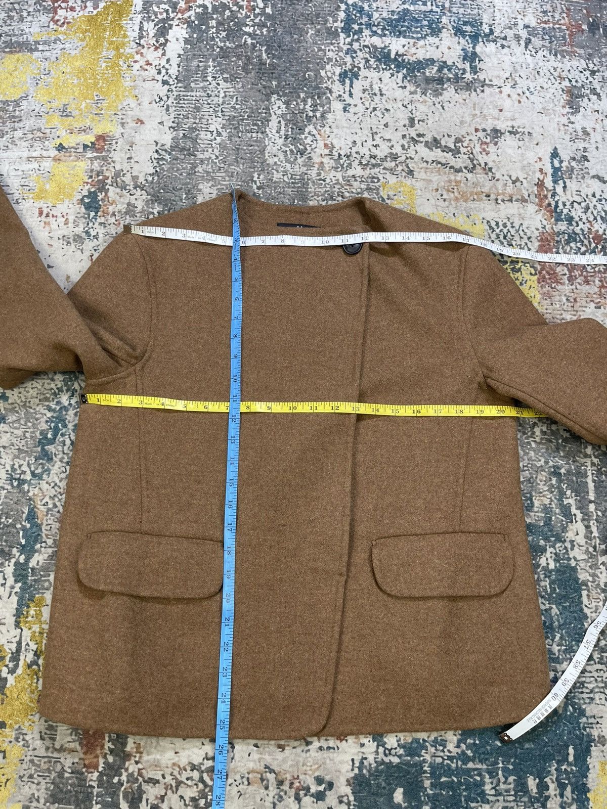 Jil Sander × Uniqlo Jil Sander x Uniqlo Double Face Collarless Jacket Size M / US 6-8 / IT 42-44 - 9 Thumbnail
