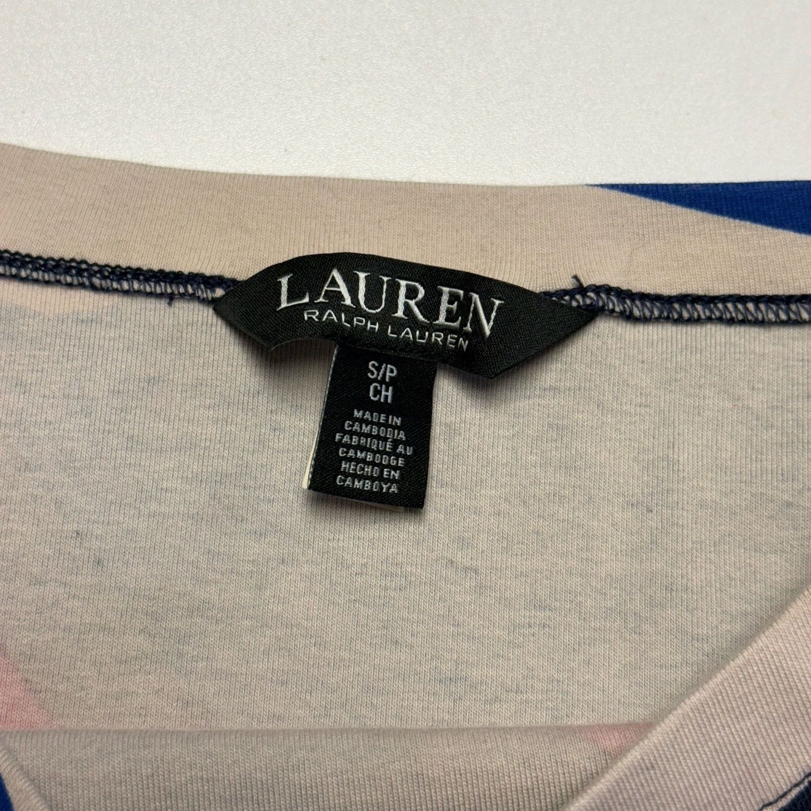 Ralph Lauren LRL Lauren Ralph Lauren Abstract Shirt Womens Small Petite 1 Size S / US 4 / IT 40 - 6 Thumbnail