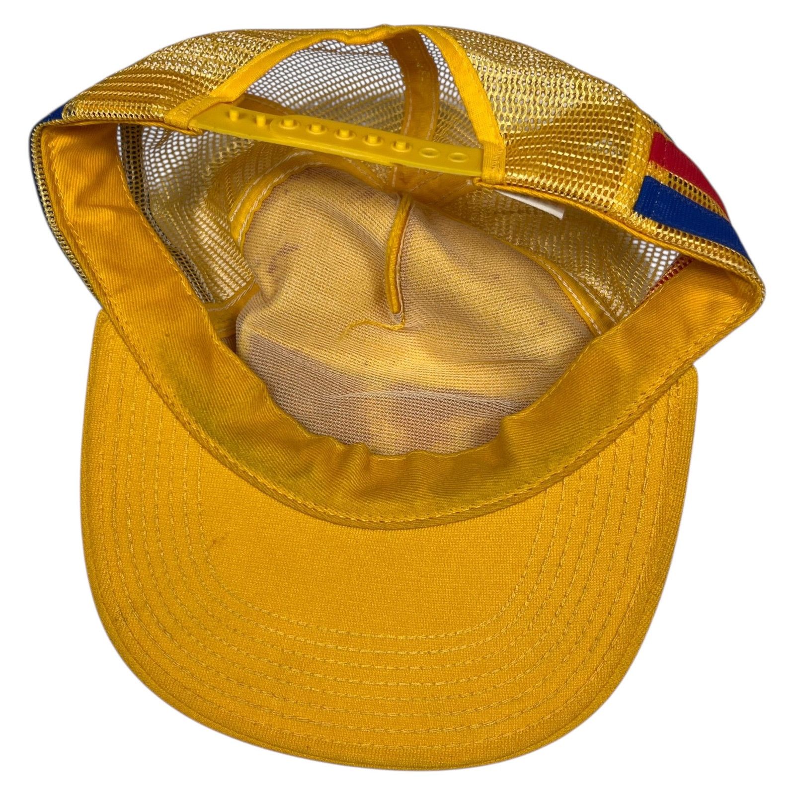 NASCAR × Vintage Vintage 80s NASCAR three stripe worn trucker SnapBack hat Size ONE SIZE - 6 Thumbnail