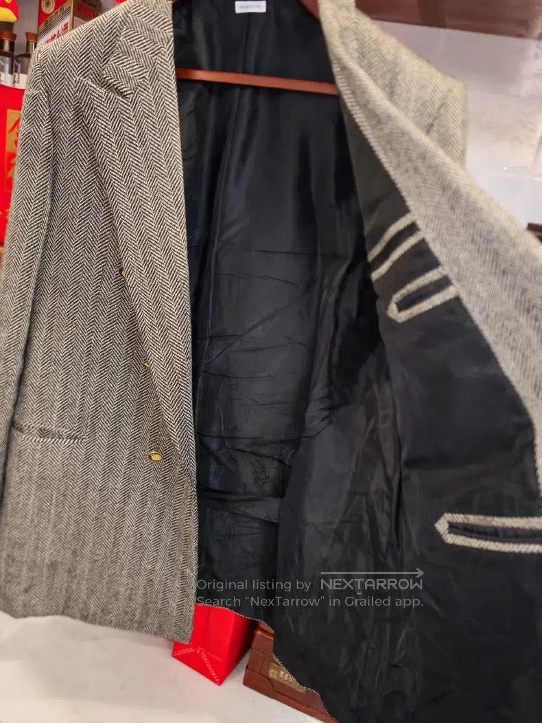 Brioni Brioni Alpaca herringbone winter coat Size US XXL / EU 58 / 5 - 7 Thumbnail