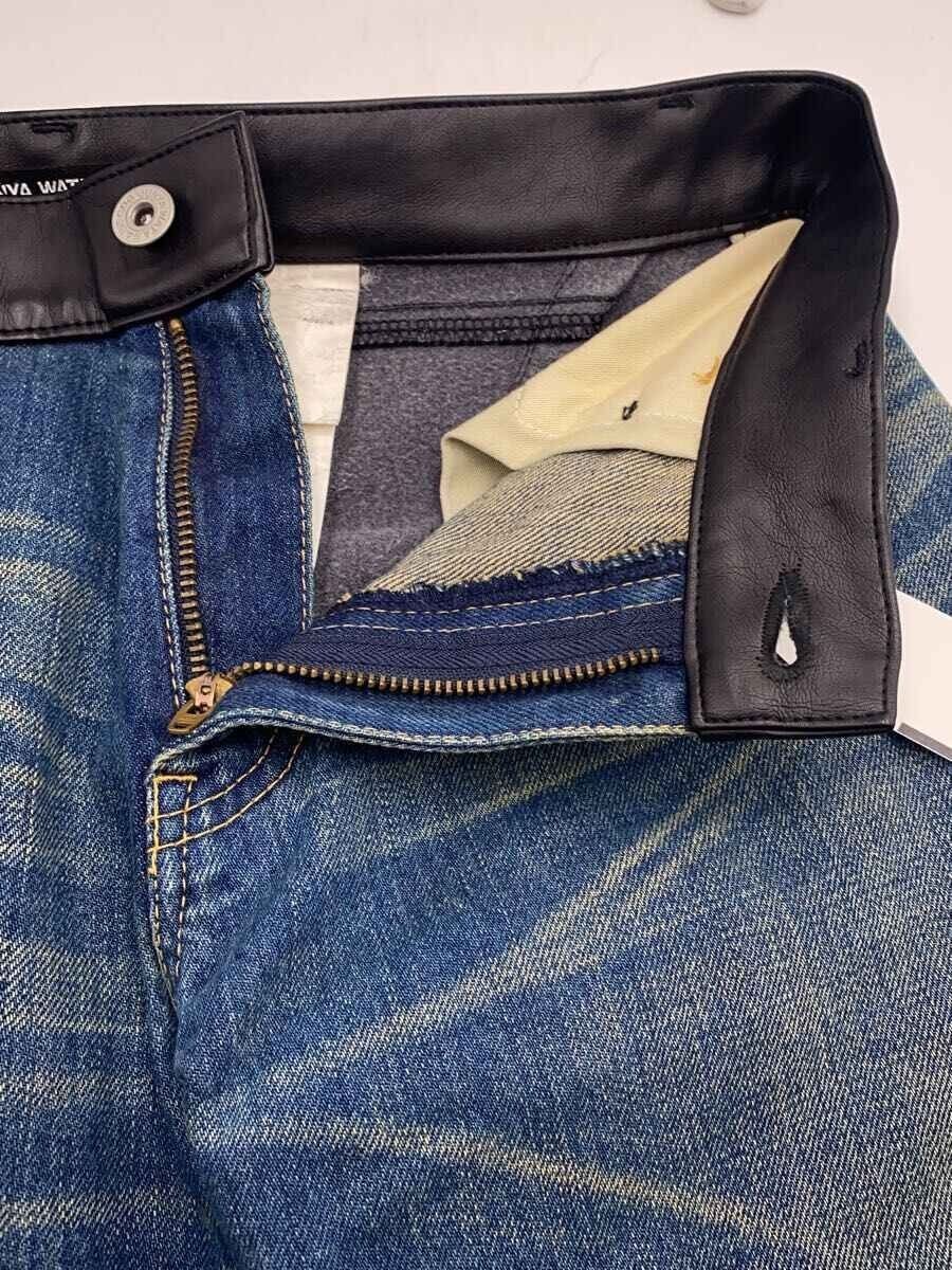 Comme des Garcons × Junya Watanabe Hybrid Leather Denim Jeans - Comme Des Garcons Size US 29 - 3 Thumbnail