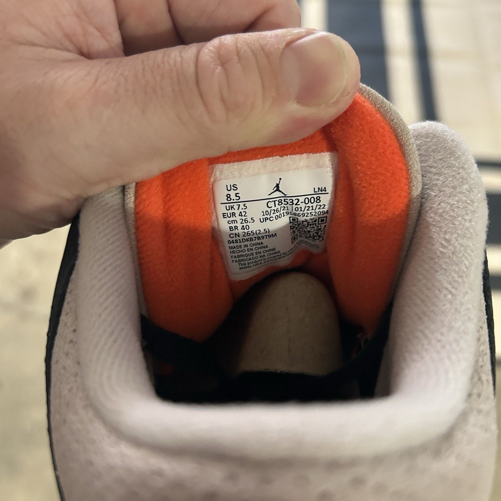 Jordan Brand Nike Air Jordan 3 Retro OG “Desert Elephant” 2022 Size US 8.5 / EU 41-42 - 6 Thumbnail