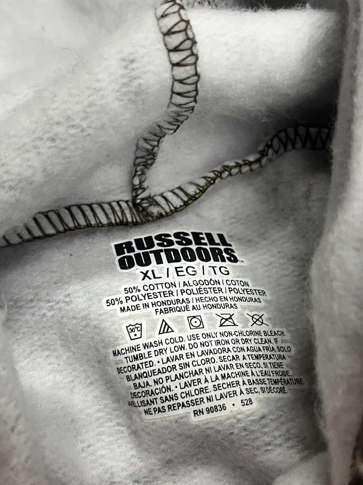 Russell Athletic × Vintage Real tree camo boxy fit russell athletic hoodie hype skater Size US XL / EU 56 / 4 - 6 Thumbnail