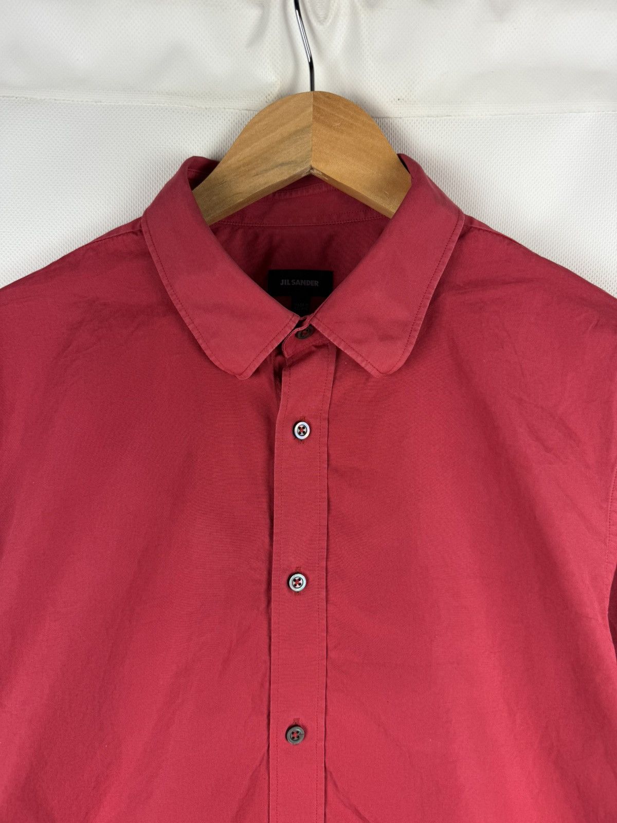 Jil Sander Jil Sander Men’s Long Sleeve Classic Cotton Button Up Shirt Size US M / EU 48-50 / 2 - 8 Thumbnail