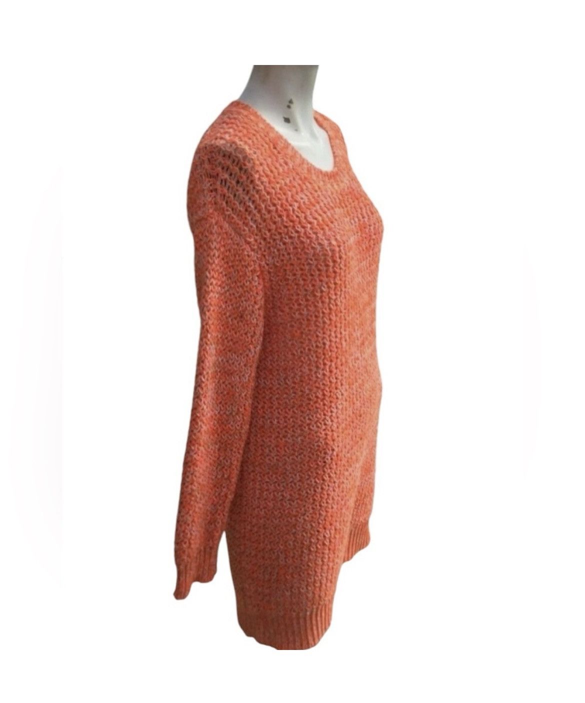 Stella McCartney Stella McCartney Orange Loose Knit Sweater Dress/Tunic | S Size S / US 4 / IT 40 - 2 Thumbnail