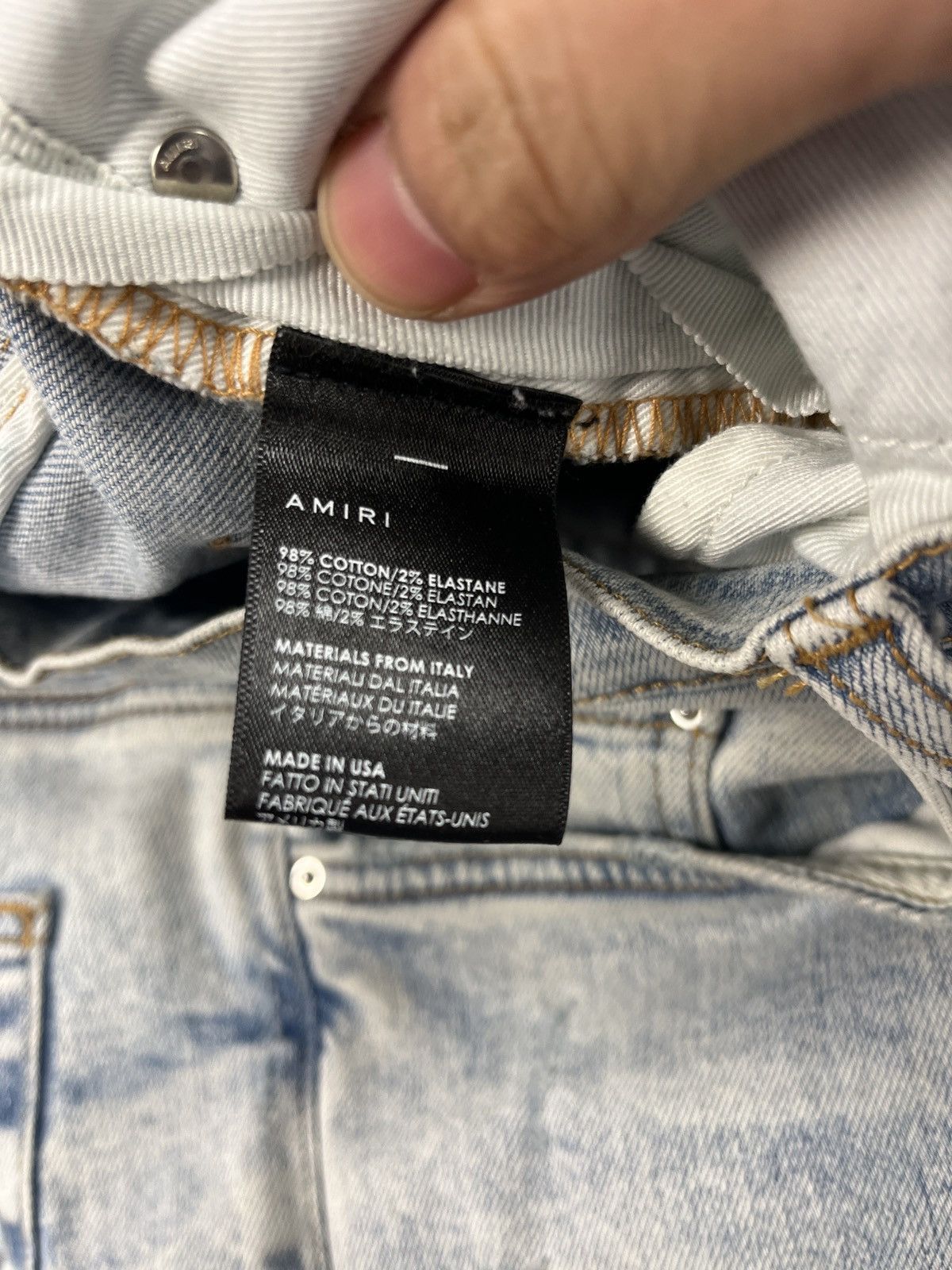 Amiri Amiri Mx1 Jean Size US 36 / EU 52 - 4 Thumbnail