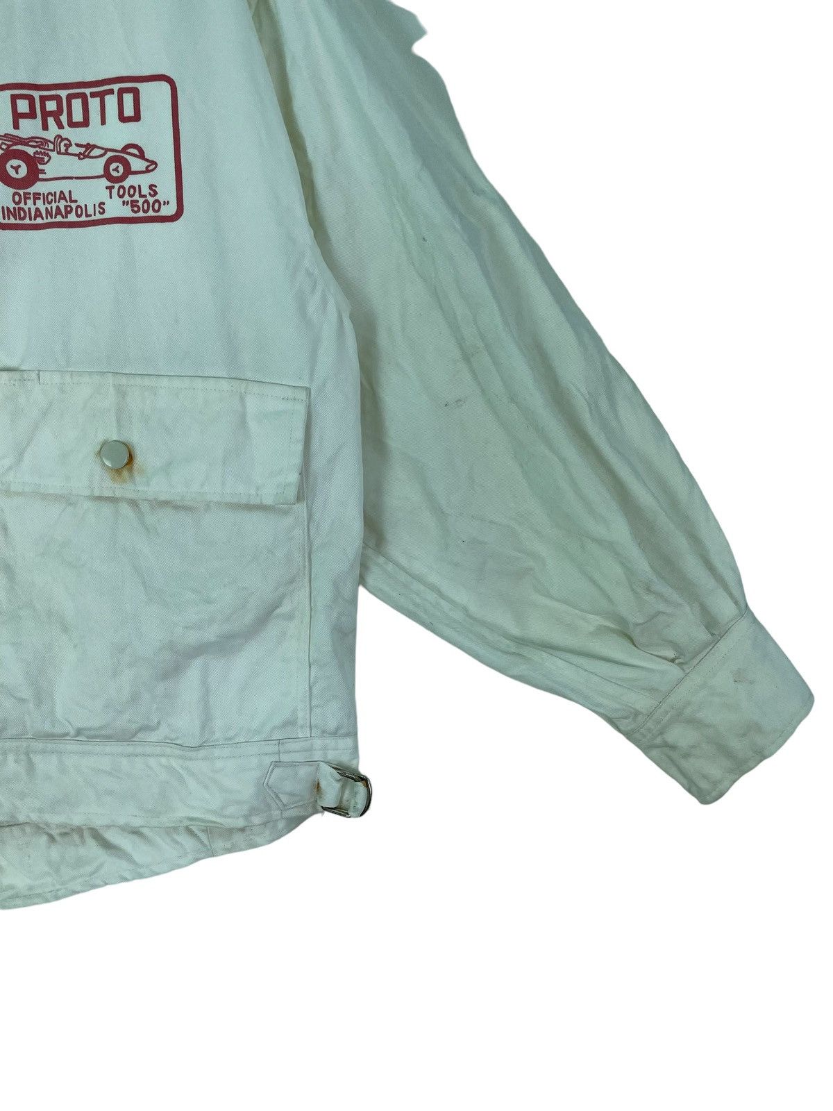 Vintage Vtg PROTO Official Tools Indianapolis 500 racing jacket Size US L / EU 52-54 / 3 - 7 Thumbnail