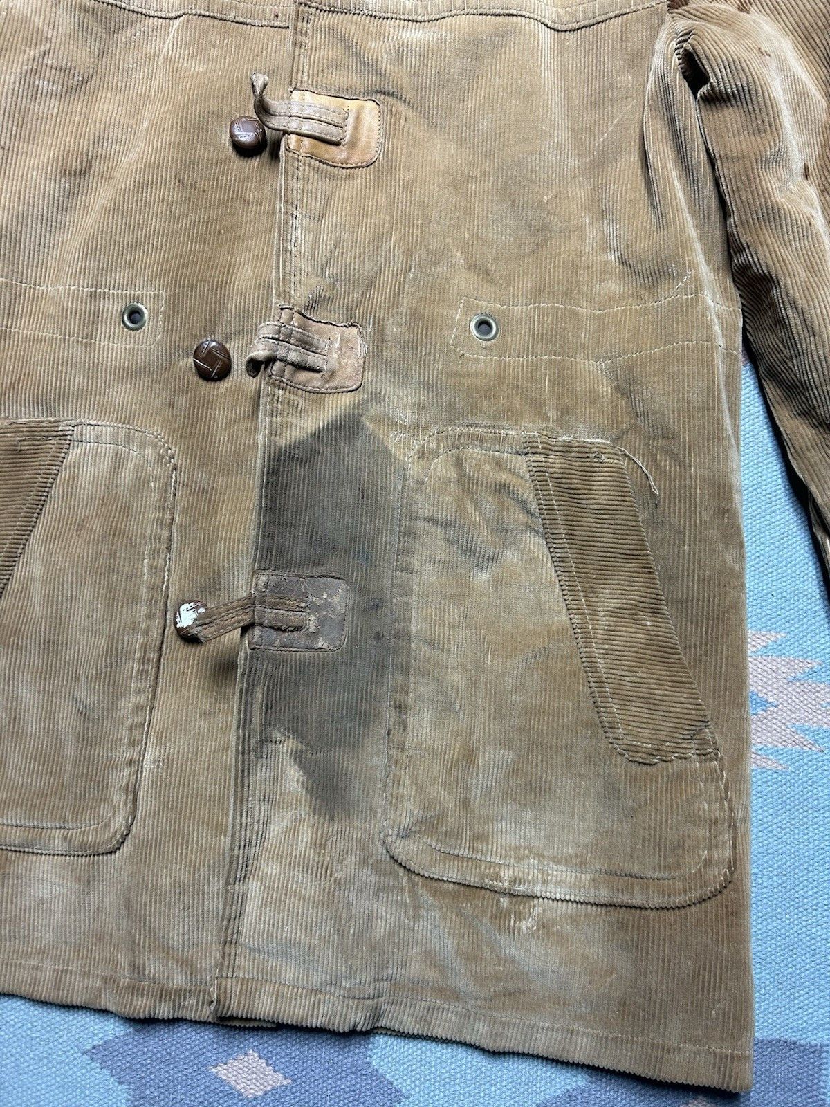 Vintage VTG 70s JCPenney corduroy jacket long coat hooded lined L 42 Size US L / EU 52-54 / 3 - 2 Thumbnail