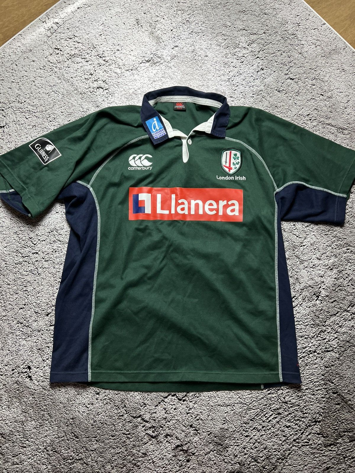 Canterbury of New Zealand Early 00’s Y2K London Irish vintage rugby shirt Canterbury Size US XL / EU 56 / 4 - 1 Thumbnail
