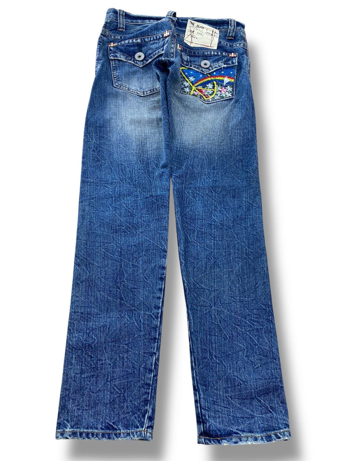 Japanese Brand Japanese Brand Distressed Style Skinny Leg Jeans Size US 29 - 3 Thumbnail