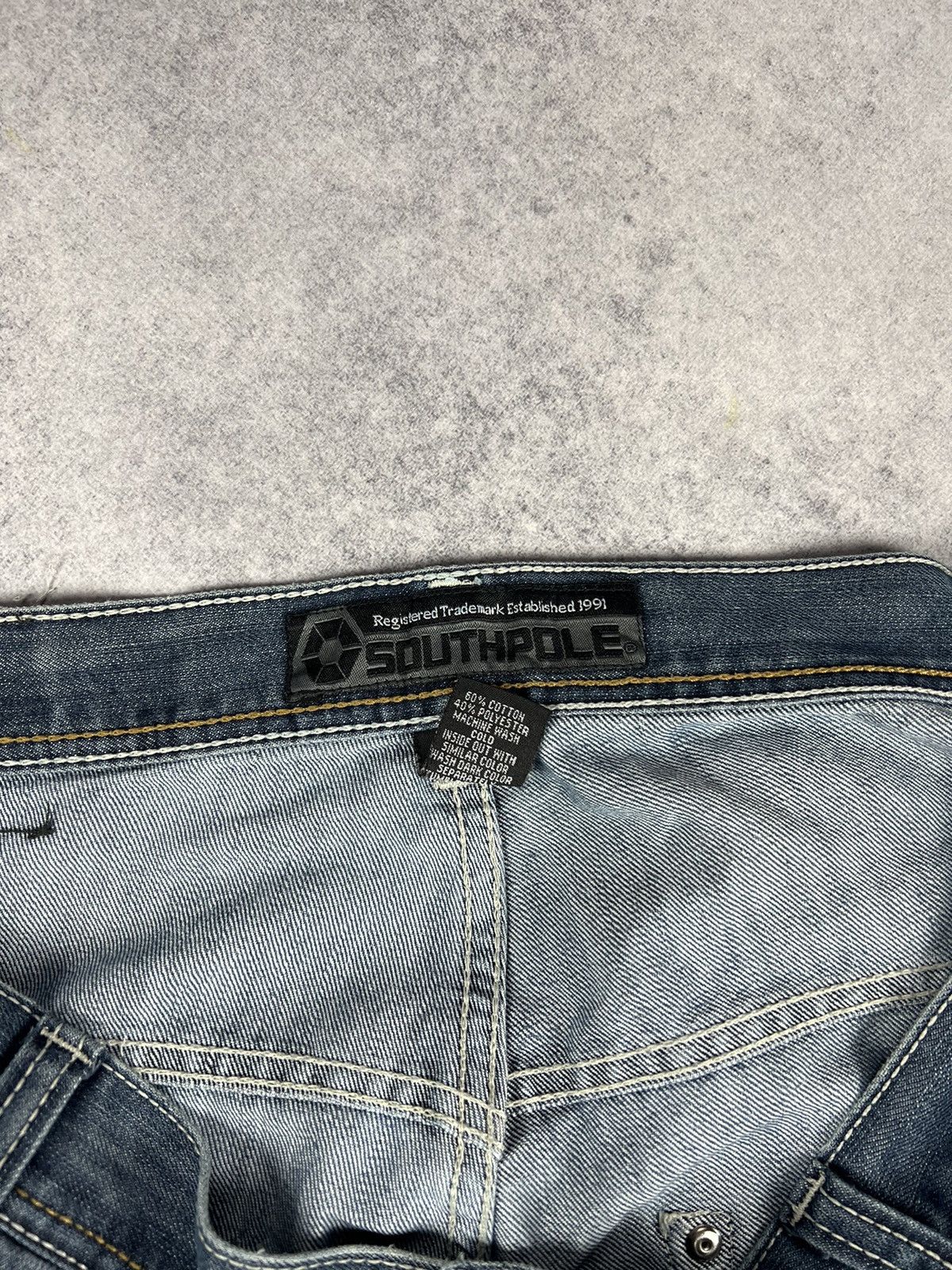 Southpole Vintage Y2K Southpole Baggy Parachute Rap Hip Hop Jeans Size US 44 / EU 60 - 7 Thumbnail