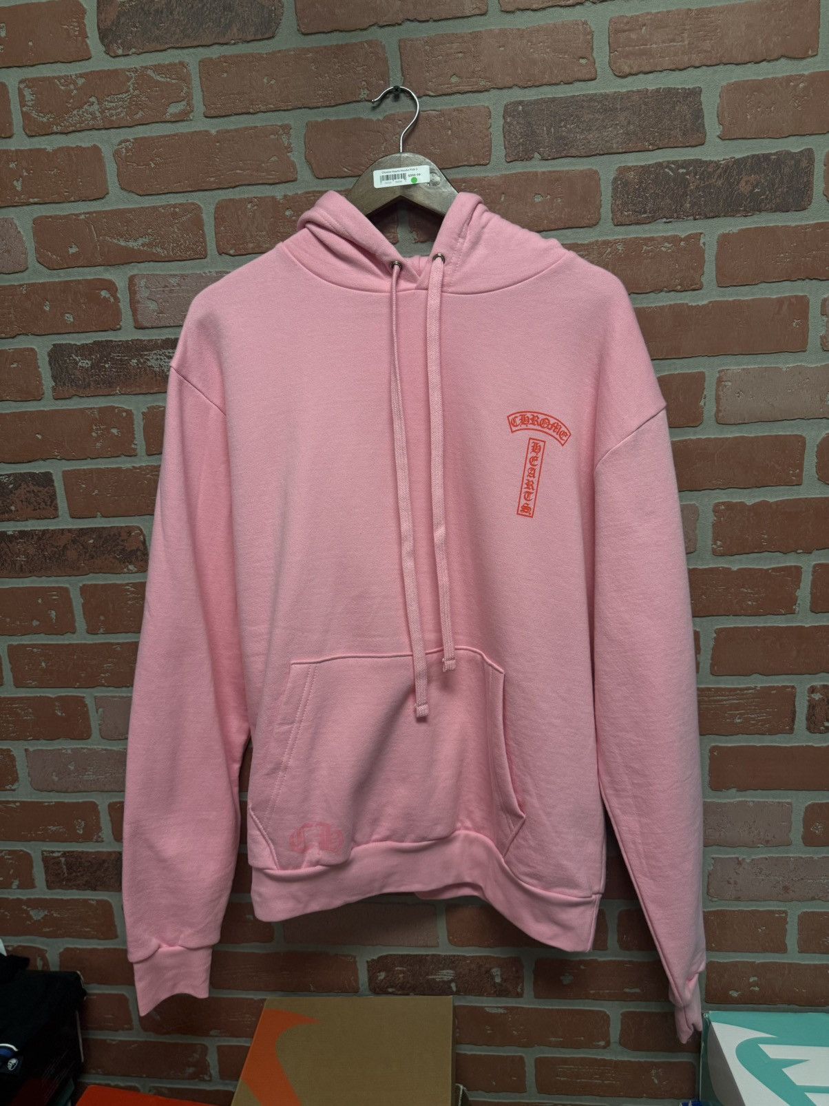 Chrome Hearts Chrome Hearts Pink Pullover Hoodie Size Small Web Exlusive Size US S / EU 44-46 / 1 - 5 Thumbnail