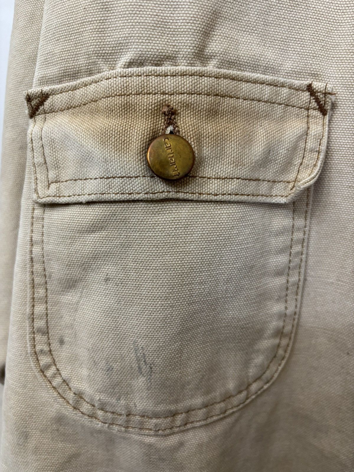 Carhartt × Vintage Vintage Carhartt Chore Jacket Size US XL / EU 56 / 4 - 4 Thumbnail