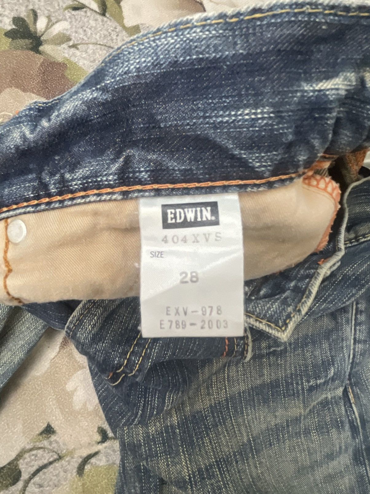 Edwin Vintage Edwin XU-S Straight Cut Jeans Streetwear Size US 28 / EU 44 - 17 Thumbnail
