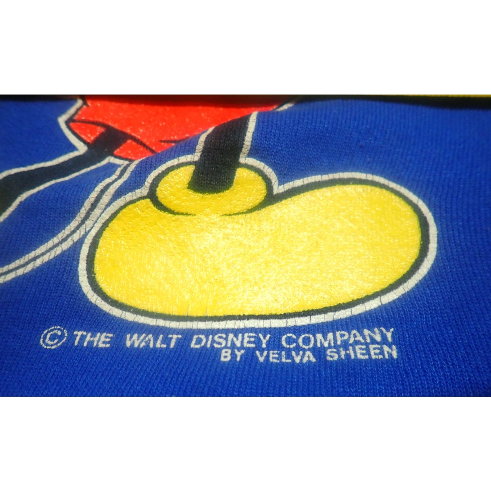 Velva Sheen VINTAGE 80s Disney Mickey Mouse Florida Walt Disney Sweatshirt Mens XL Blue Cartoon Retro All Seasons Graphic Print Size US XL / EU 56 / 4 - 6 Thumbnail