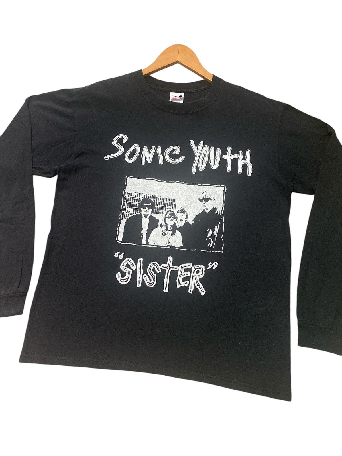 Band Tees × Vintage 💥RARE💥VINTAGE SONIC YOUTH “SISTER ALBUM” LONG SLEEVE TEE🔥 Size US M / EU 48-50 / 2 - 4 Thumbnail