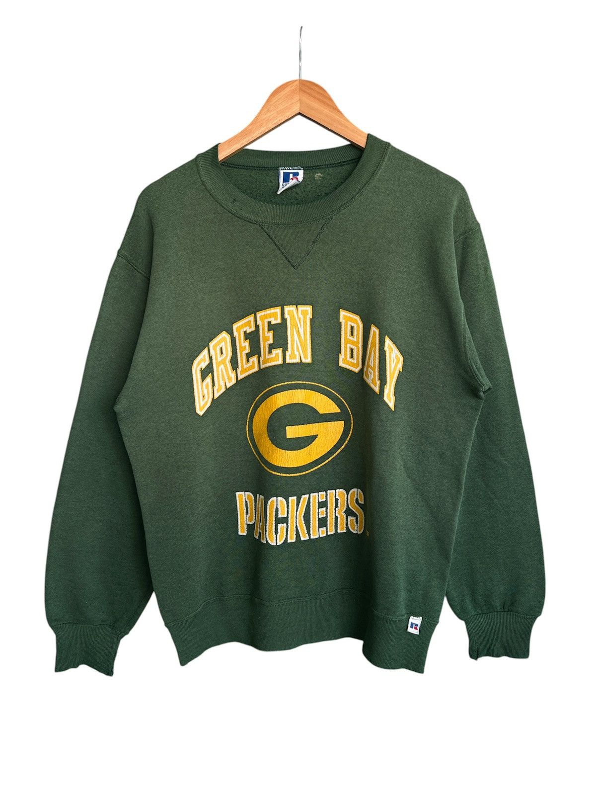 NFL vintage 90's russell athletic Green Bay Packers crewneck Size US M / EU 48-50 / 2 - 1 Thumbnail