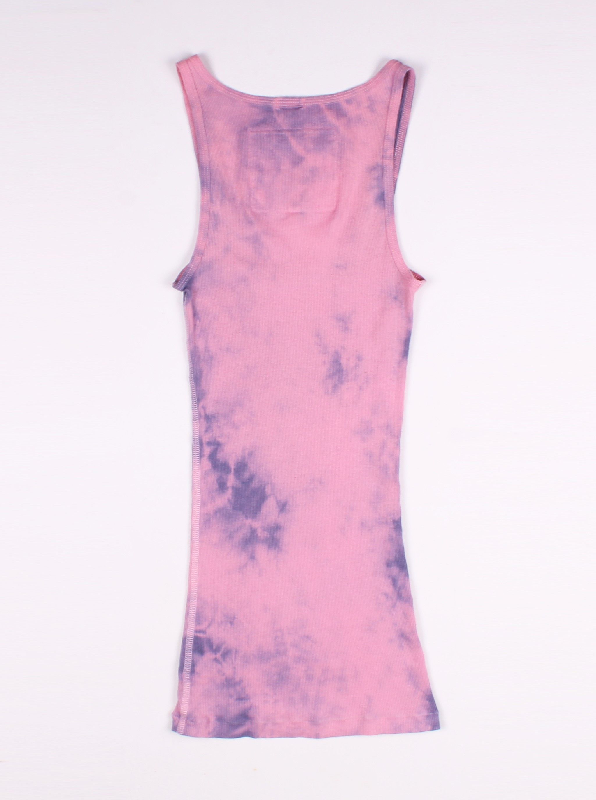 Abercrombie & Fitch Abercrombie & Fitch Rib Knit Y2K Tie Dye Cami Tank Top Size XS / US 0-2 / IT 36-38 - 8 Thumbnail