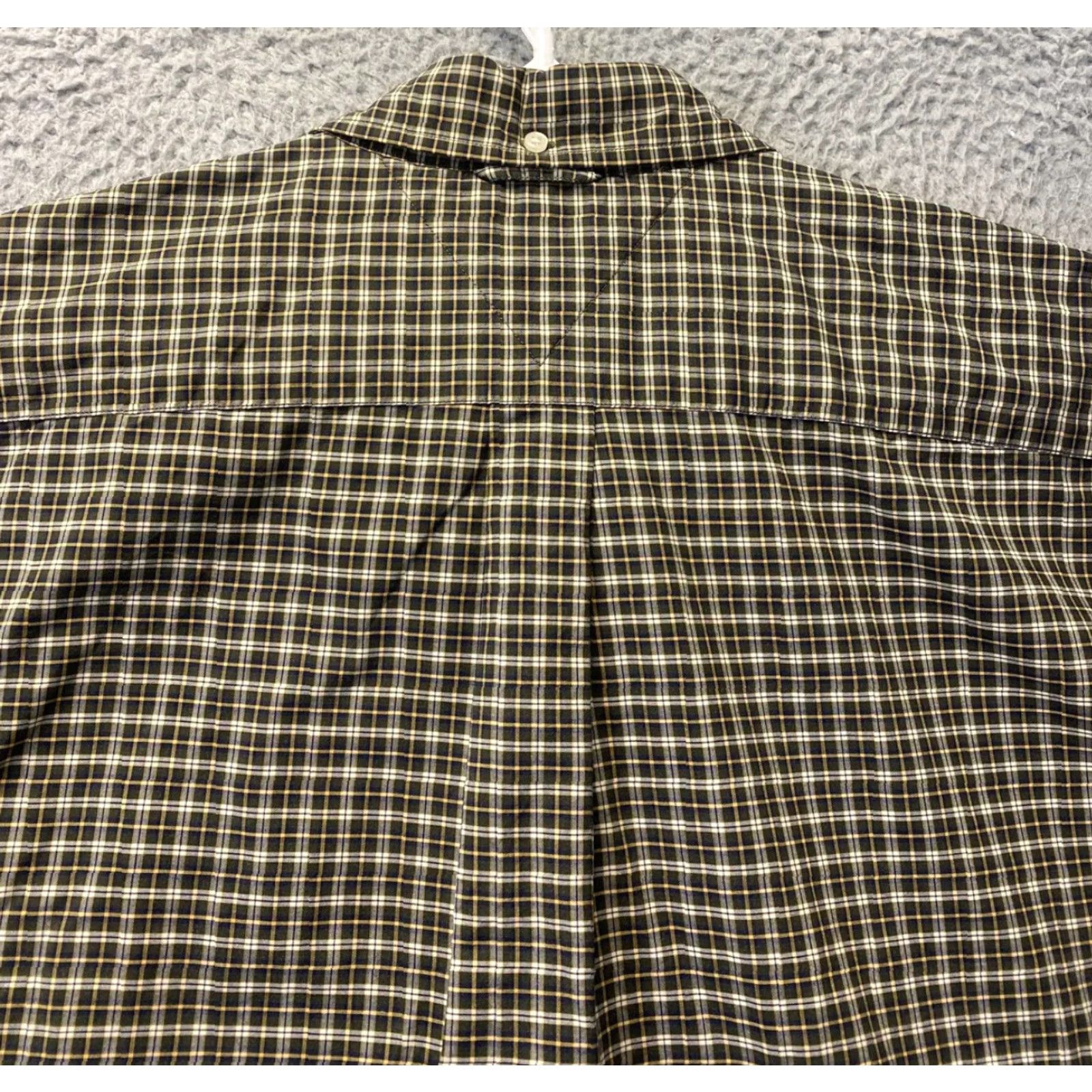 Tommy Hilfiger Tommy Hilfiger Shirt Button-Up Check Brown Long Sleeve XL Mens Size XL / US 12-14 / IT 48-50 - 8 Thumbnail