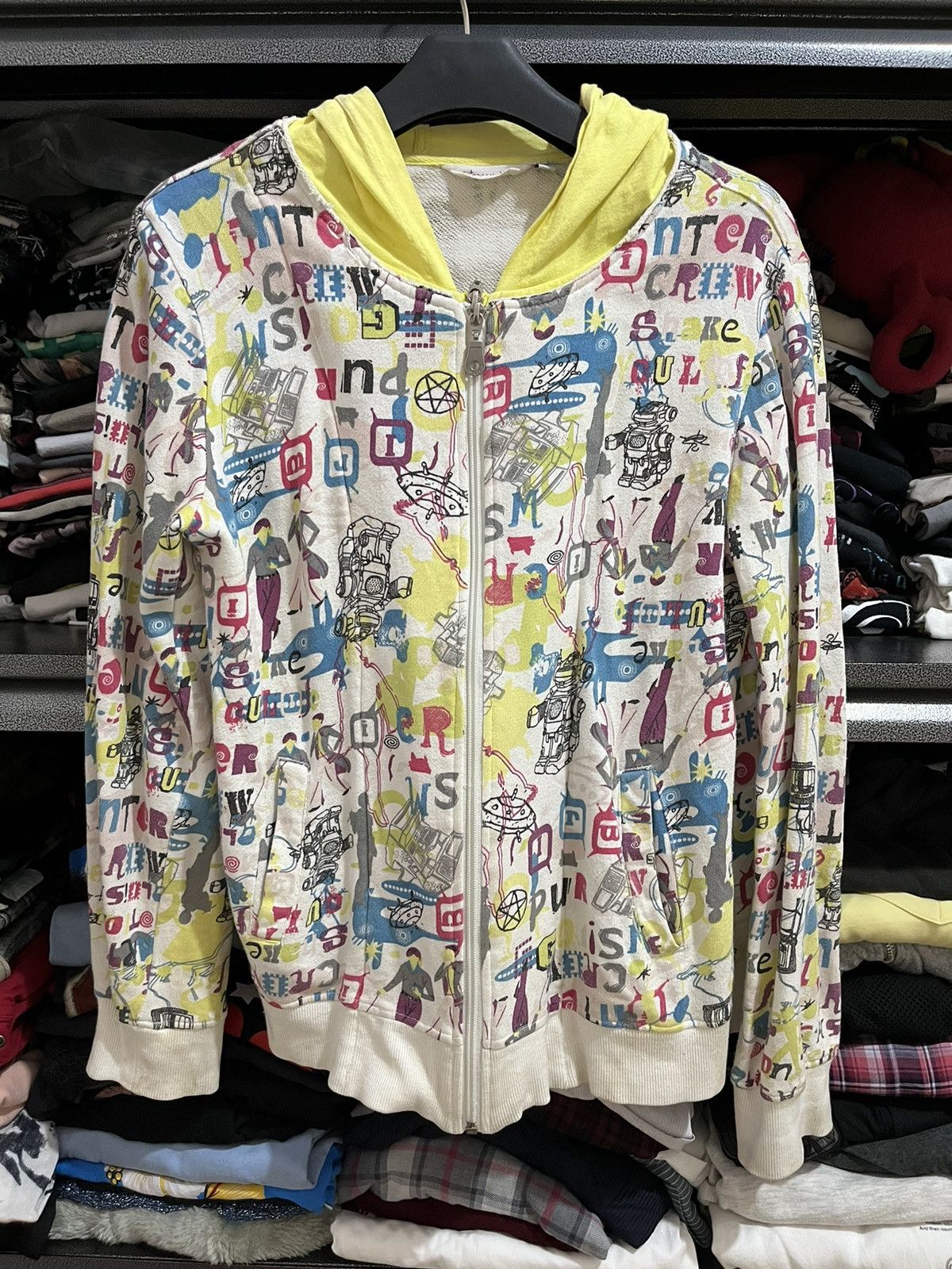 Hysteric Glamour Japanese poem double layer hoodie Size US S / EU 44-46 / 1 - 3 Thumbnail