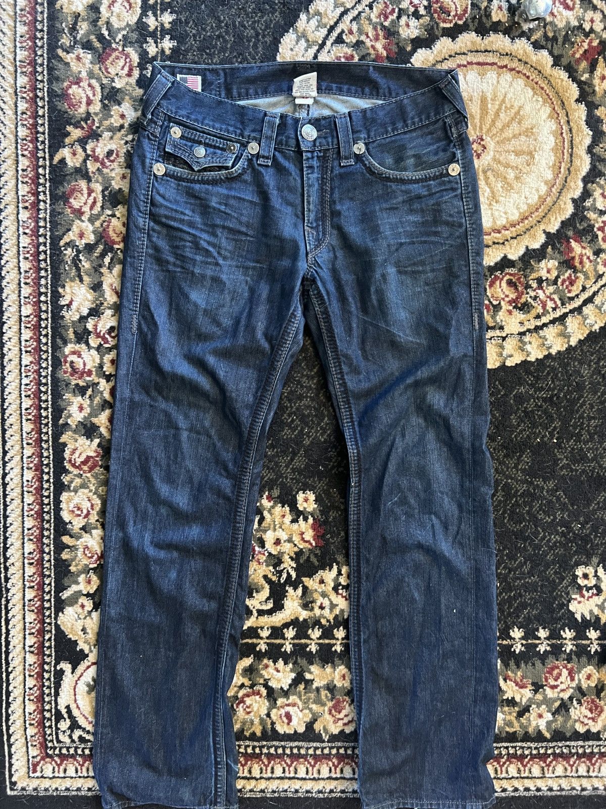 True Religion CRAZY Ricky Big QT Jeans Size US 34 / EU 50 - 4 Thumbnail