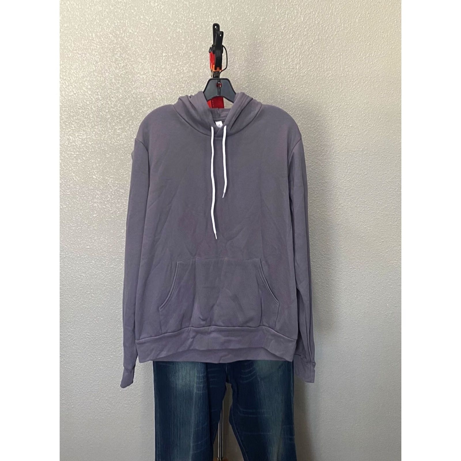 Bell Bella Candas Gray Soft Hoody SWEATER Large L Men Multicolor Casual Pullover Sweatshirt Size US L / EU 52-54 / 3 - 2 Thumbnail