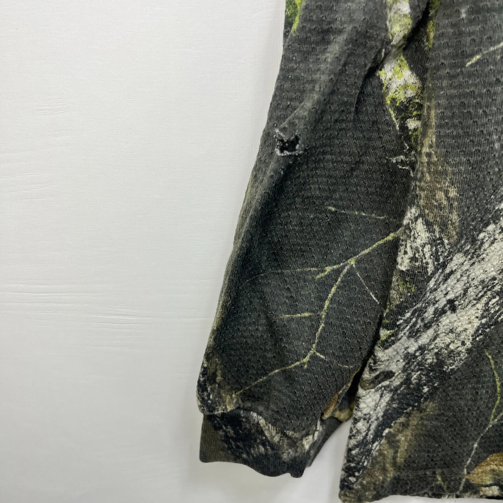 Vintage Vintage 90s Real Tree Camo Long Sleeve Shirt Cotton Large Size US L / EU 52-54 / 3 - 7 Thumbnail