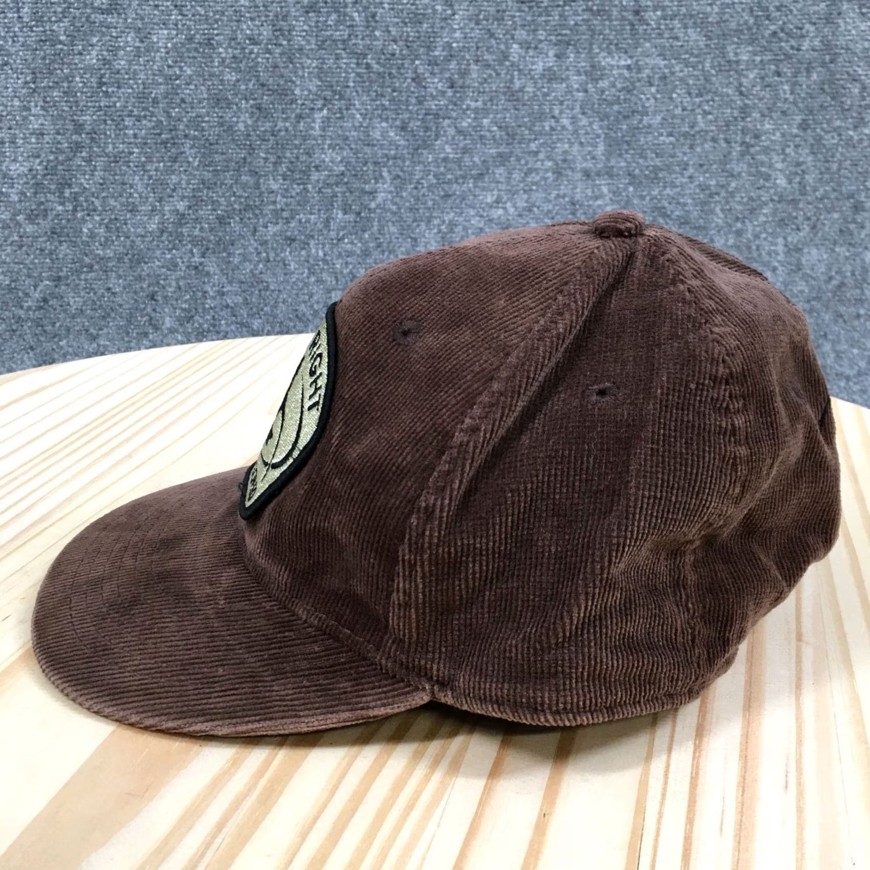 Vintage Rig'Em Right Waterfowl Brown Corduroy Hat Mens OS Brown Snapback Adjustable Size ONE SIZE - 5 Thumbnail